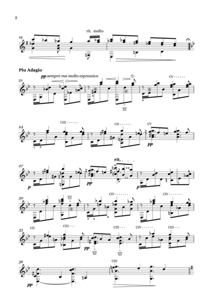 Johannes Brahms - Intermezzo Op. 117 No. 1, transcr. for guitar
