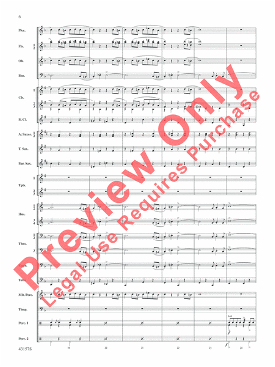 Gershwin by George! Gershwin by George! Concert Band scores gallery preview page 7