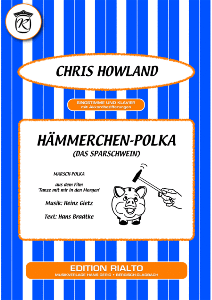 Hammerchen-Polka Piano, Vocal, Guitar scores gallery preview page 1
