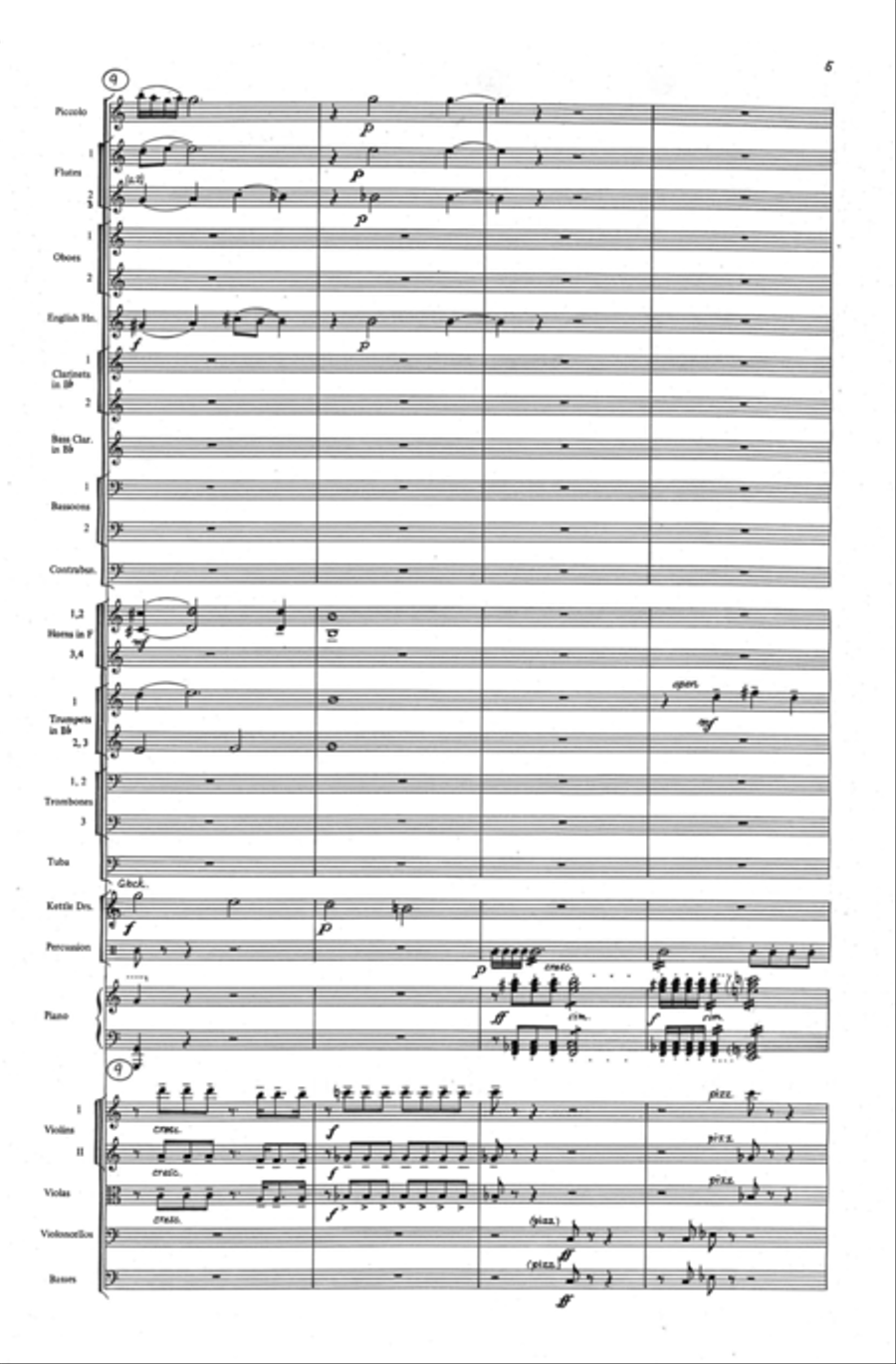[Luening] Symphonic Fantasia No. 6 Full Orchestra scores gallery preview page 6