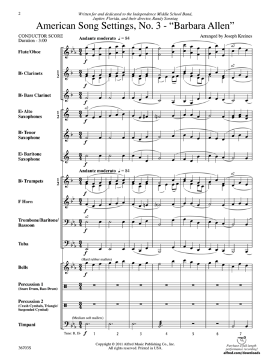 American Song Settings, No. 3