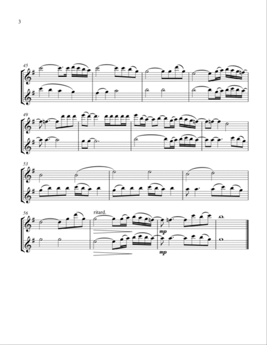 I'll Stand By You Trombone Duet scores gallery preview page 4