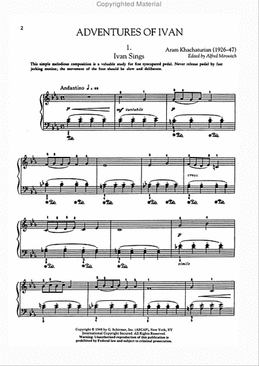 Selected Piano Works Piano Solo scores gallery preview page 2
