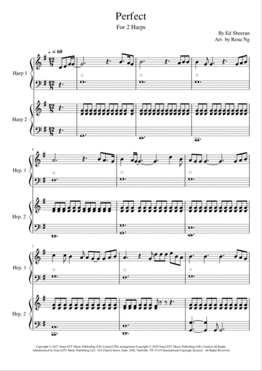 Perfect Harp scores gallery preview page 3
