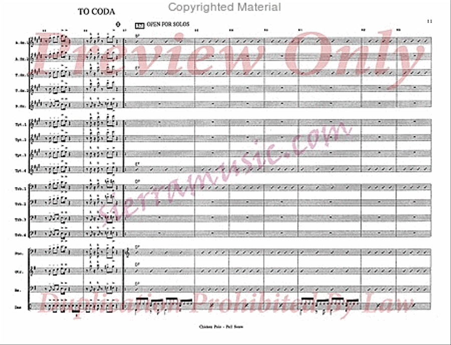 Chicken Polo Chicken Polo Big Band scores gallery preview page 12