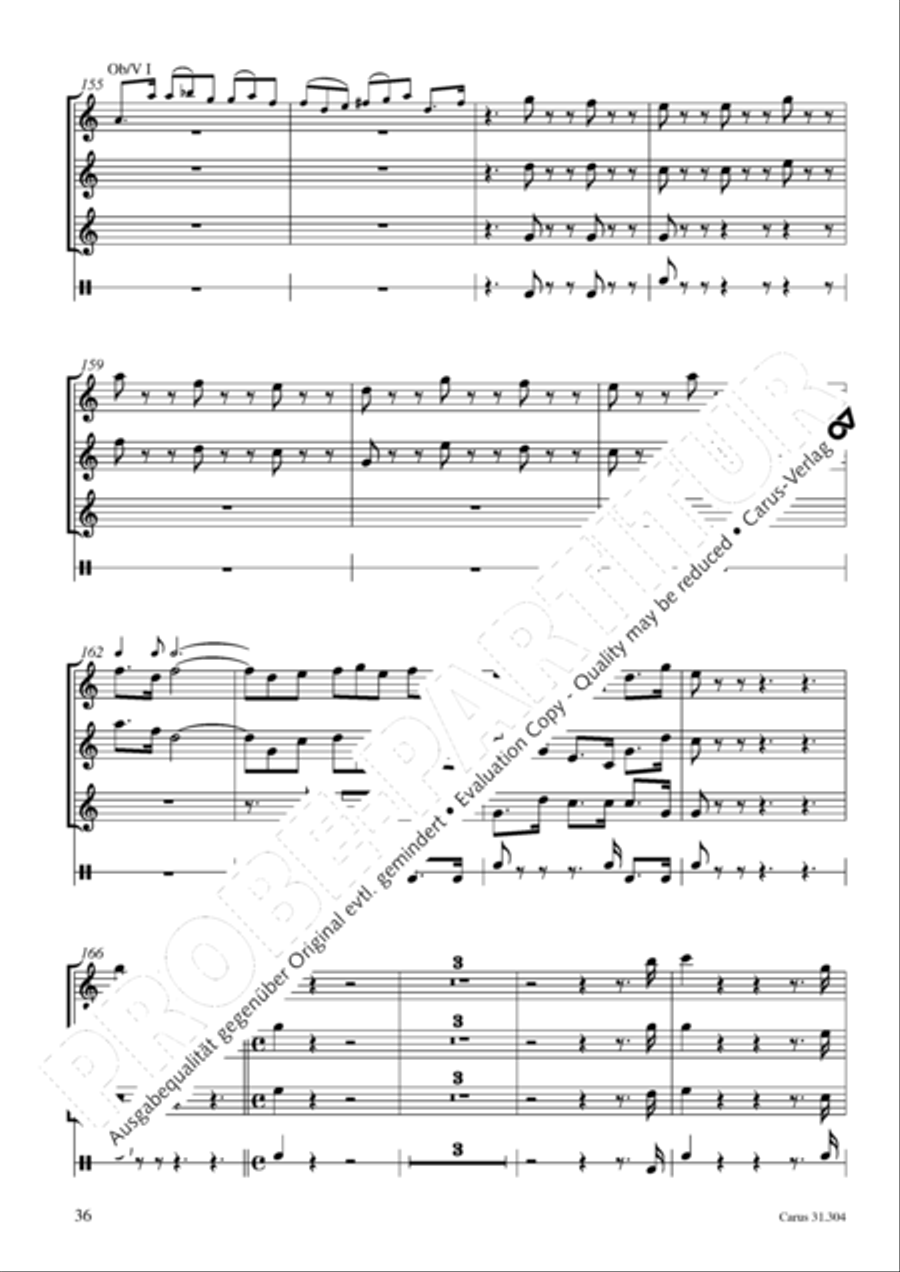 Bach for Brass 4: Works for orchestra Collection / Songbook scores gallery preview page 37
