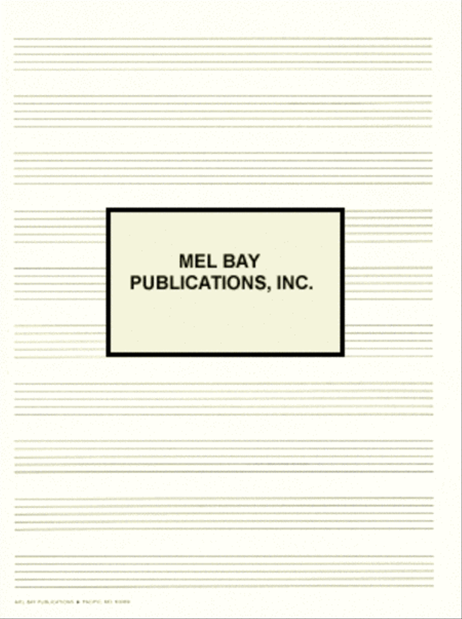 Deluxe Manuscript Book Deluxe Manuscript Book Staff Paper scores gallery preview page 3