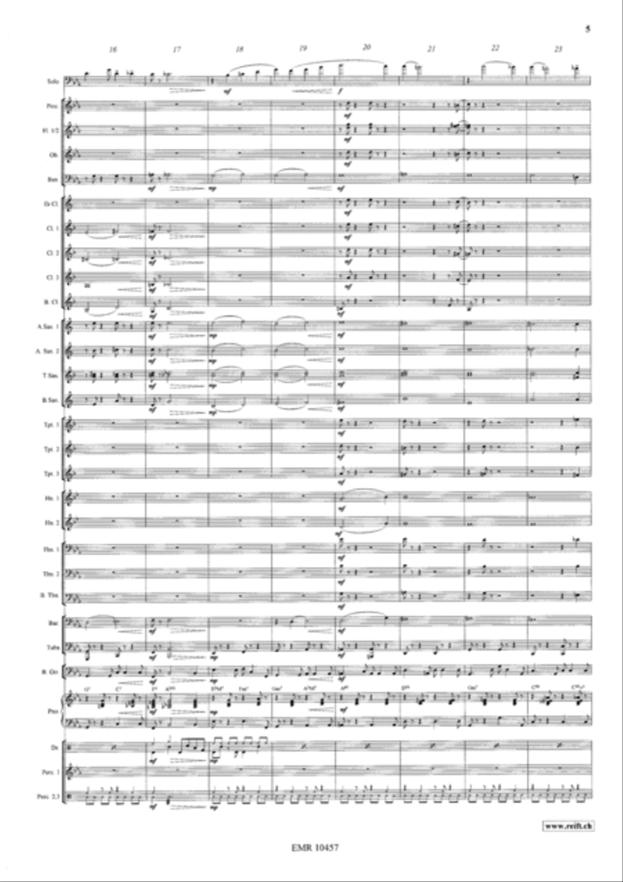 Blue Bone Blue Bone Concert Band scores gallery preview page 6