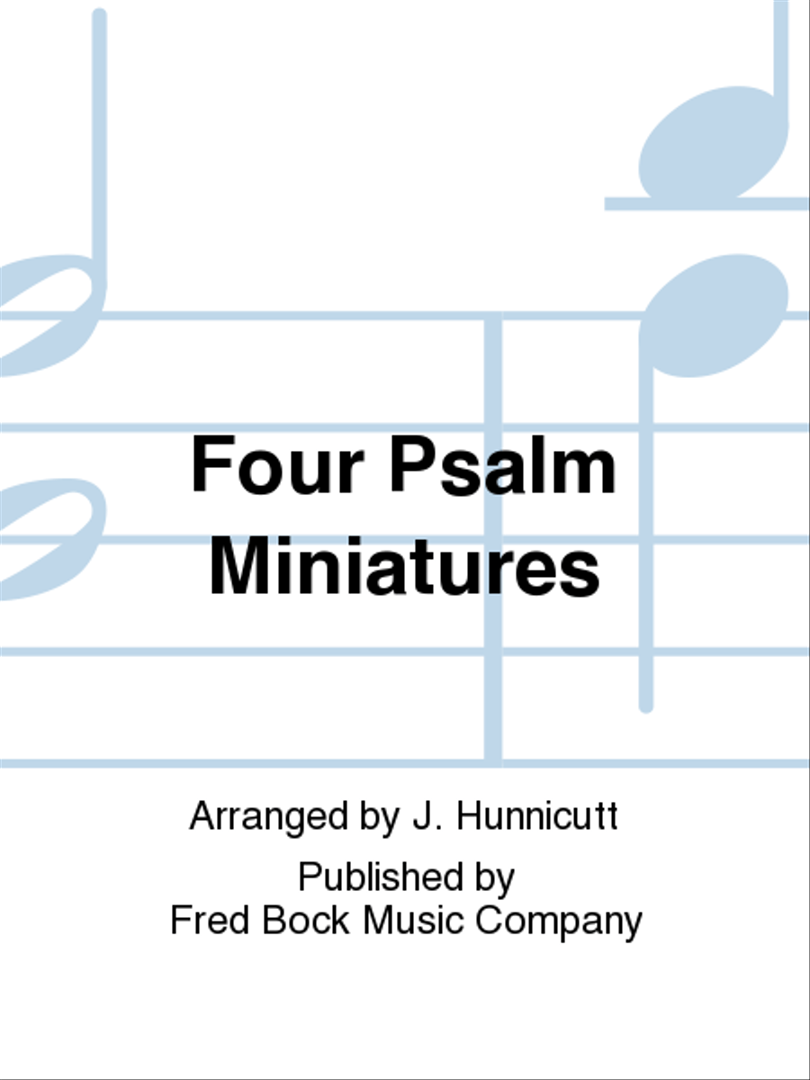 Four Psalm Miniatures 2-Octaves scores gallery preview page 1