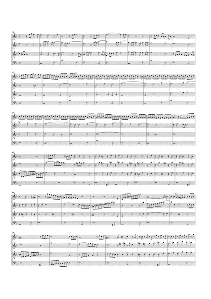 Passacaglia, BuxWV 161, D minor (arrangement for 4 recorders)