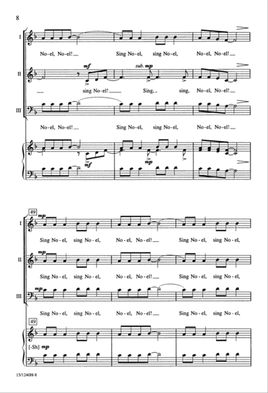African Noel 3-Part scores gallery preview page 8