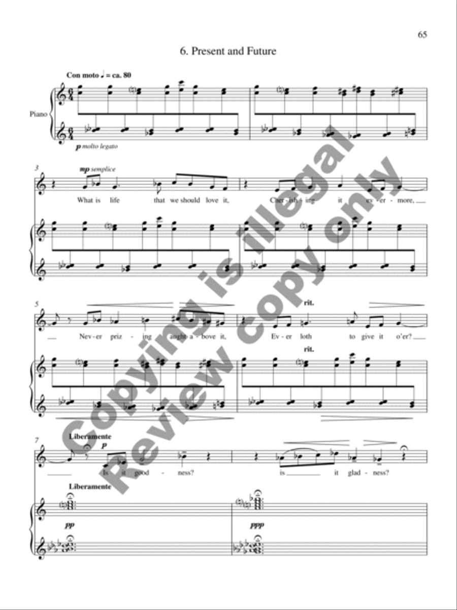 Collected Songs for Soprano and Piano Soprano Voice scores gallery preview page 56