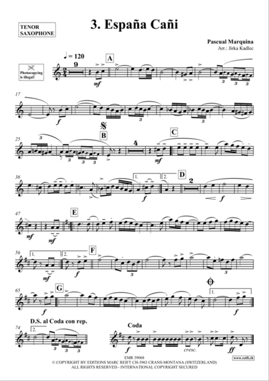 12 Greatest Dance Party Hits Tenor Saxophone scores gallery preview page 4