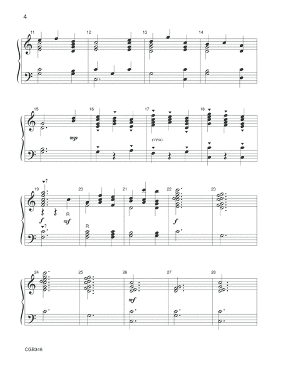 Hark, the Glad Sound Handbell Choir scores gallery preview page 4
