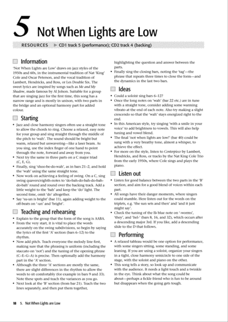 Popular Voiceworks 2 4-Part scores gallery preview page 4