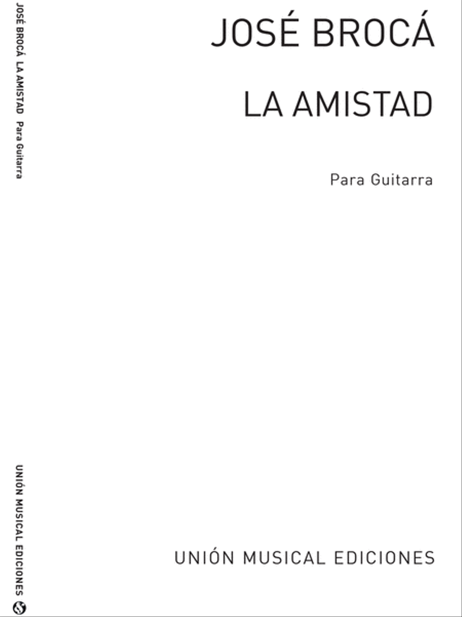 La Amistad, Fantasia Con Variaciones Acoustic Guitar scores gallery preview page 1