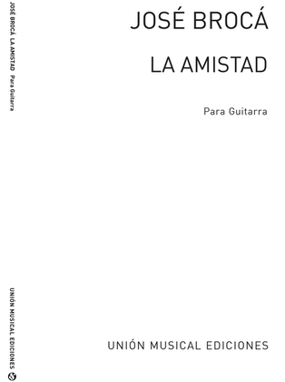 Book cover for La Amistad, Fantasia Con Variaciones