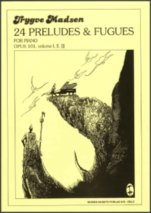 Book cover for 24 Preludes and Fugues 3 Op. 101 Vol. 3