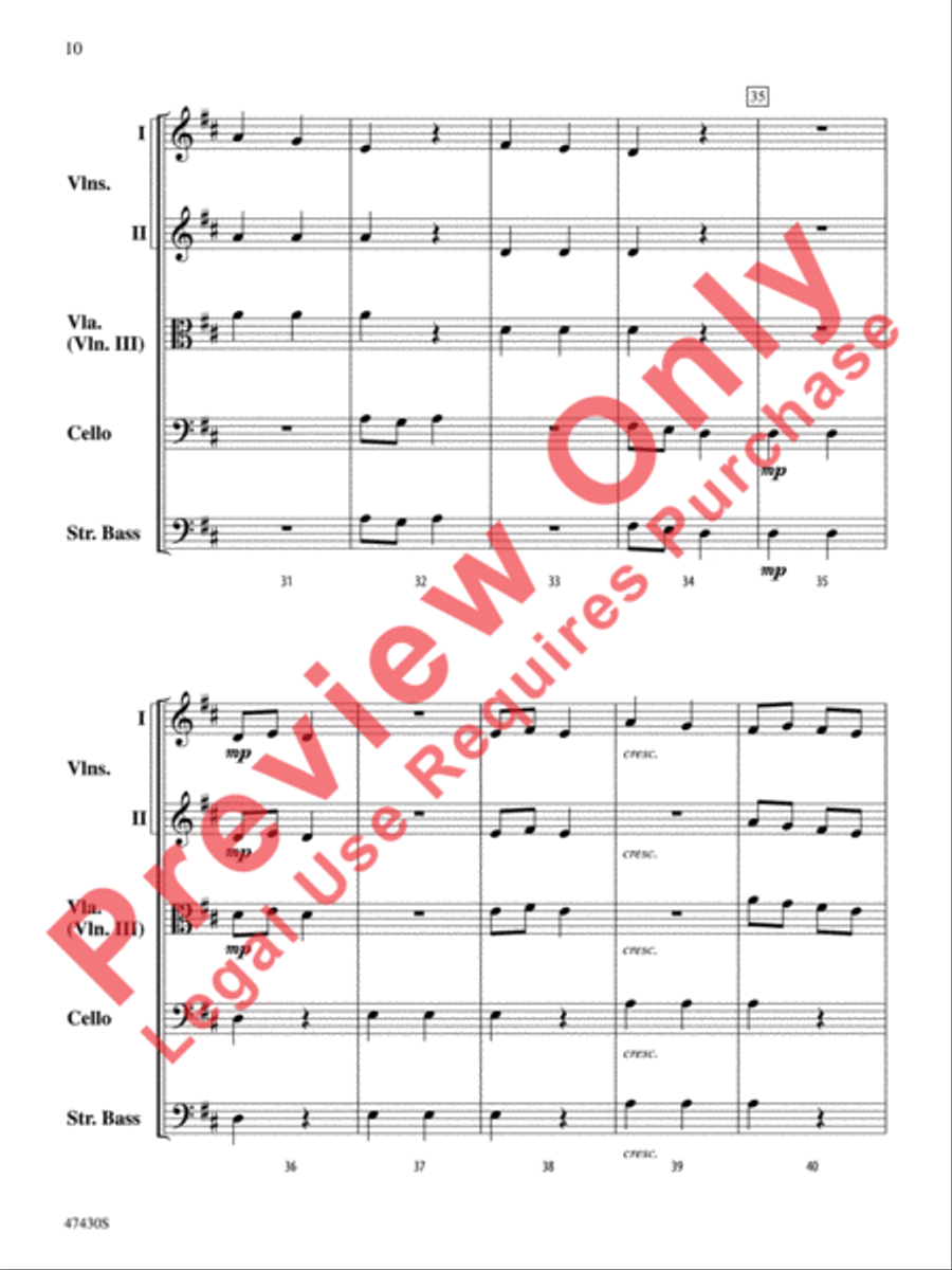 Sky Suite Sky Suite String Orchestra scores gallery preview page 11