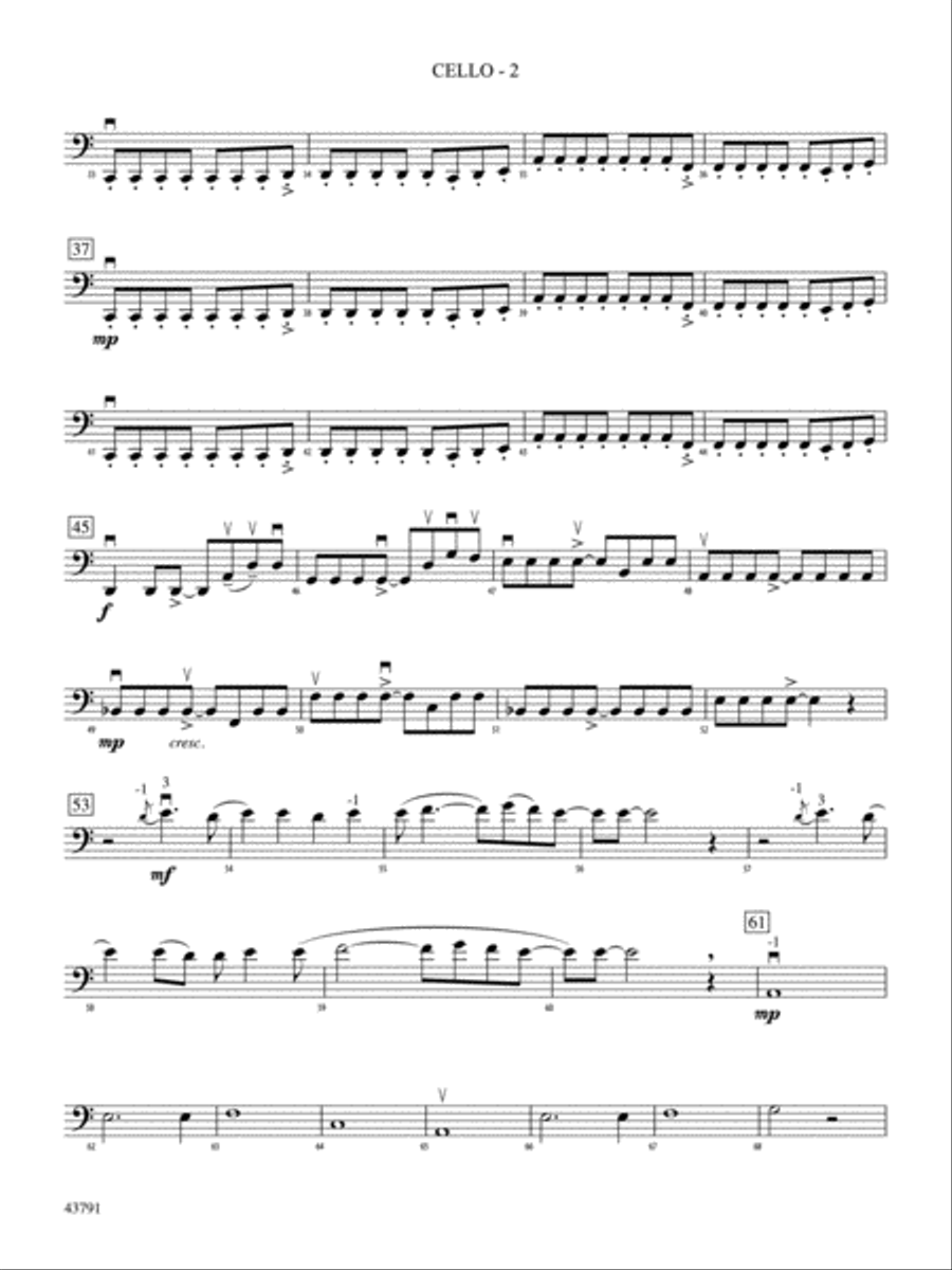 Starlight: Cello Starlight: Cello String Orchestra scores gallery preview page 2