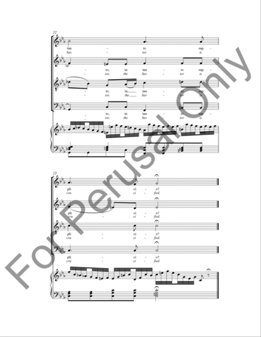 Quis Est Homo 4-Part scores gallery preview page 10