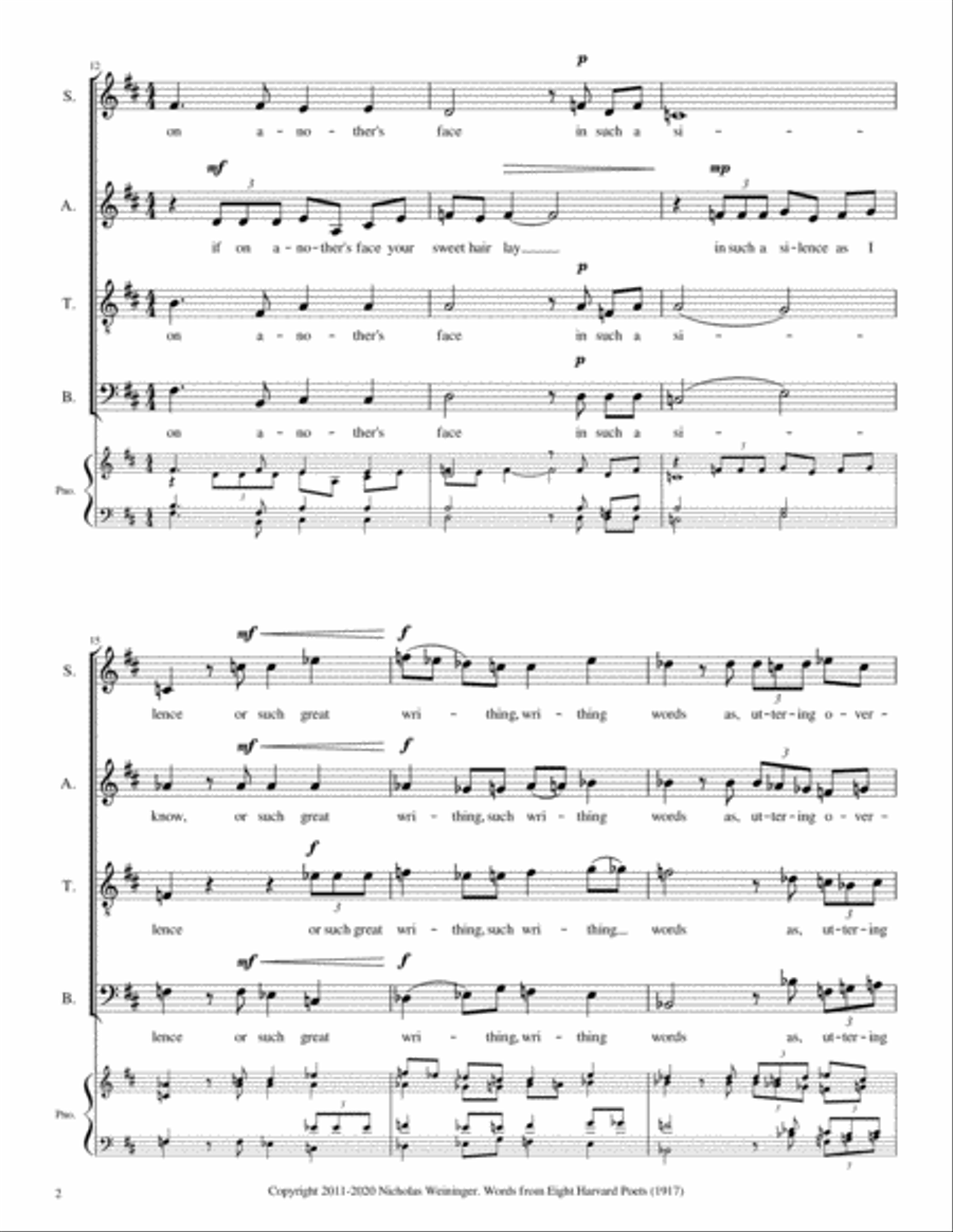 it may not always be so; and i say (SATB version) 4-Part scores gallery preview page 4