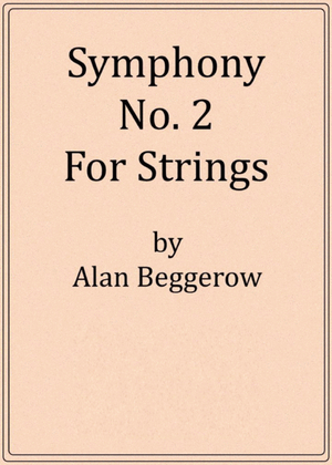 Symphony No. 2 For Strings (score only)