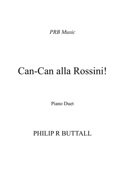 Can-Can alla Rossini (Piano Duet - Four Hands) image number null