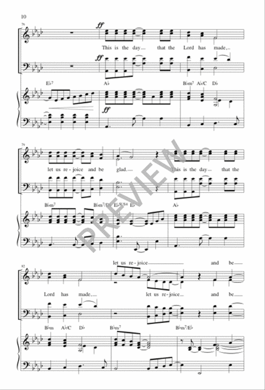 This Is the Day This Is the Day 4-Part scores gallery preview page 10