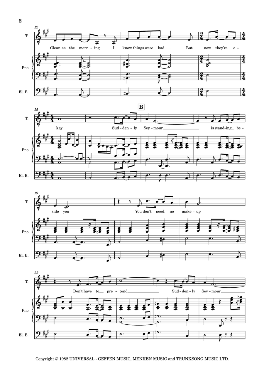 Suddenly Seymour Large Ensemble scores gallery preview page 3