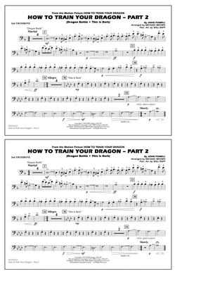 Book cover for How To Train Your Dragon Part 2 - 2nd Trombone