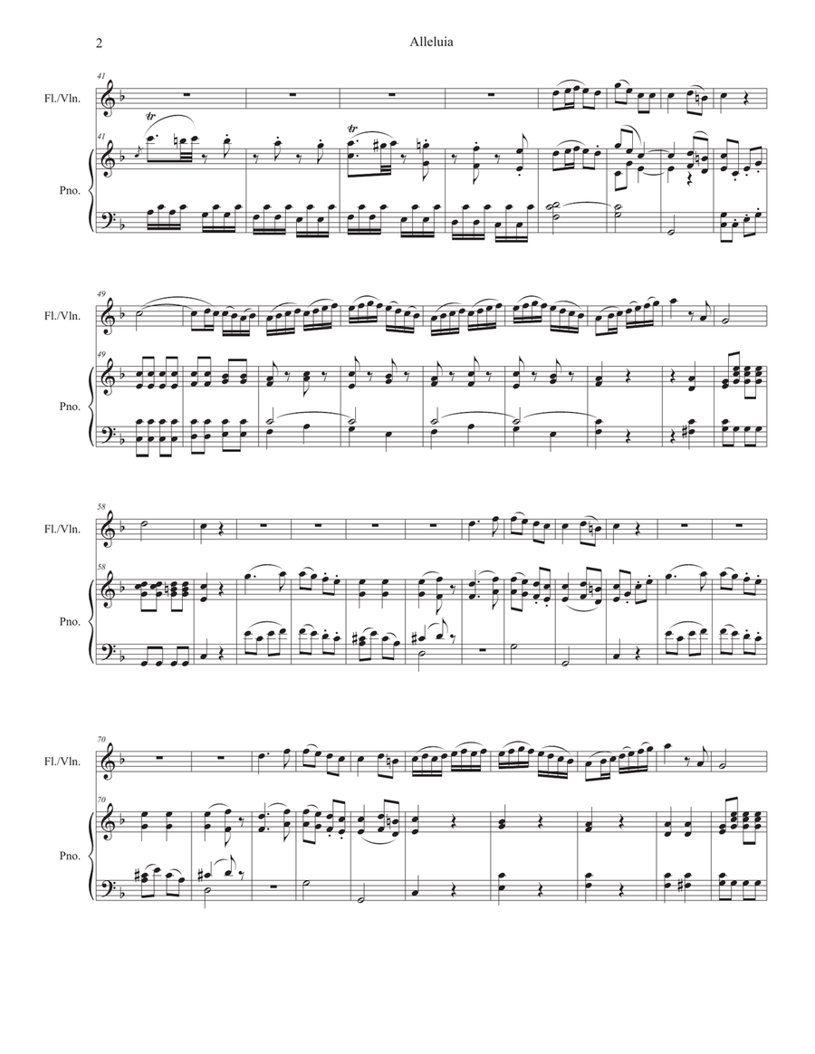 Alleluia (from 