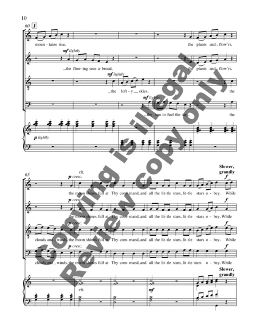 A Song of Praise 4-Part scores gallery preview page 11