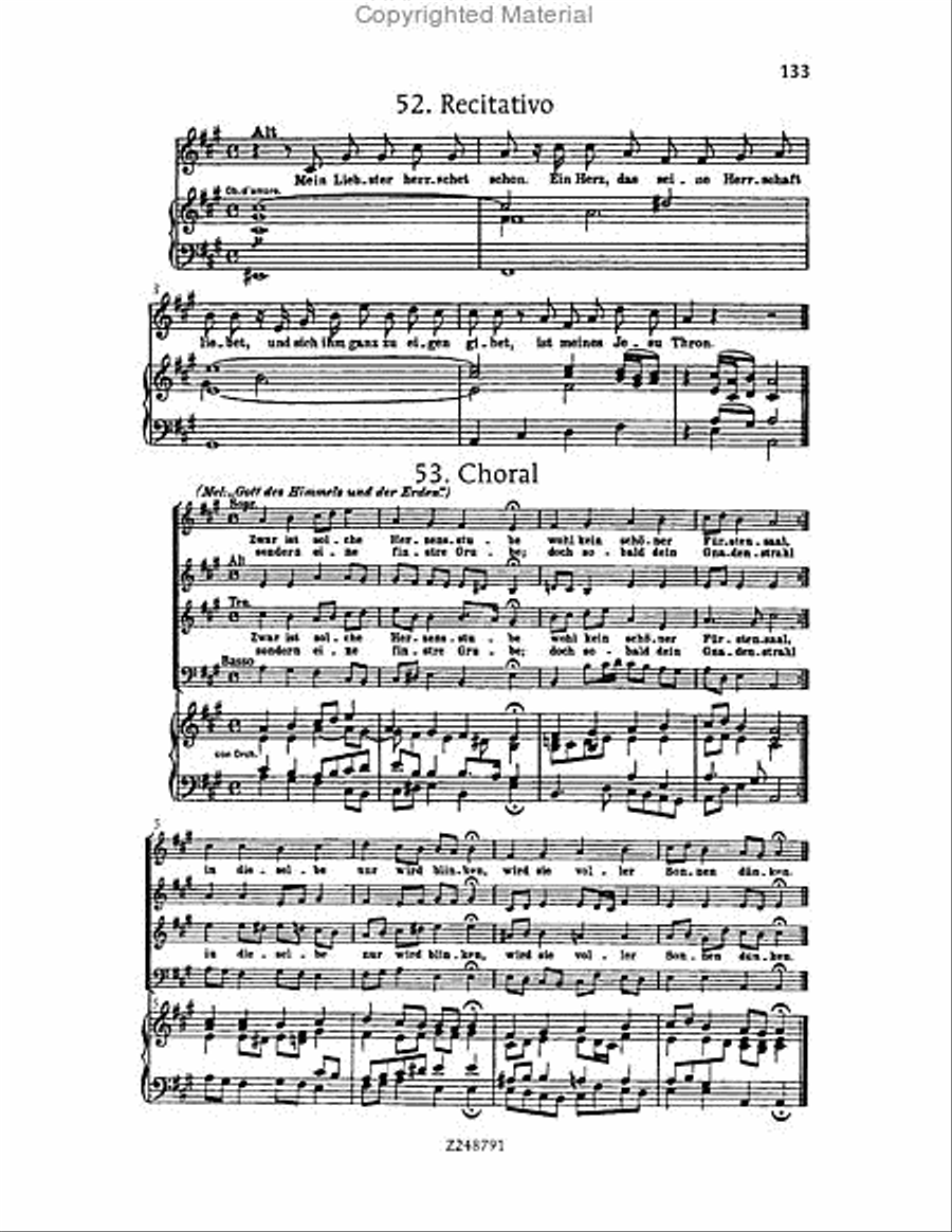 Christmas Oratorio, BWV 248 Choir scores gallery preview page 132