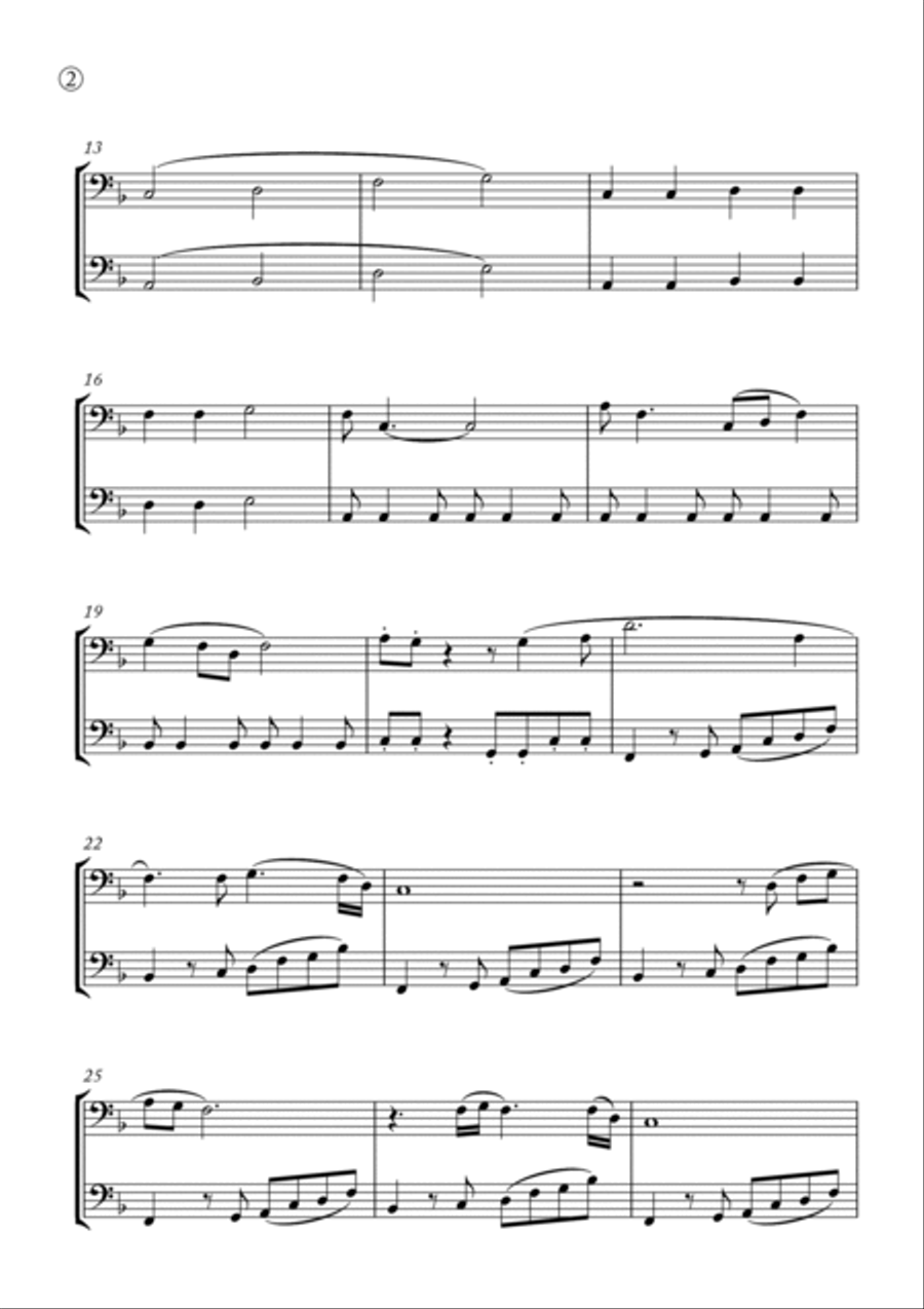 My Girl Woodwind Duet scores gallery preview page 2