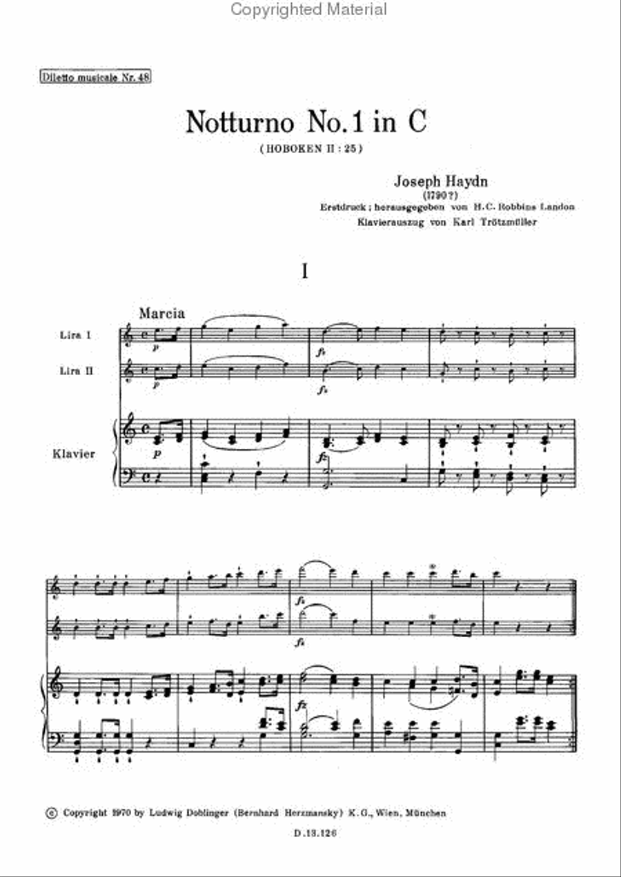 Notturno Nr. 1 C-Dur Flute scores gallery preview page 2
