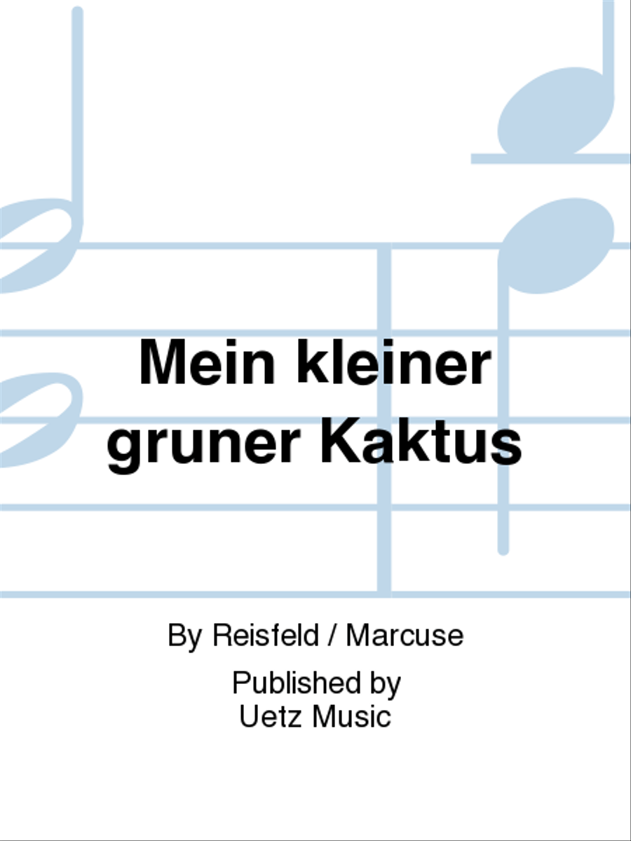 Mein kleiner gruner Kaktus Trombone Quartet scores gallery preview page 1