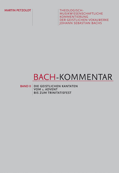 Bach-Kommentar, Band II
