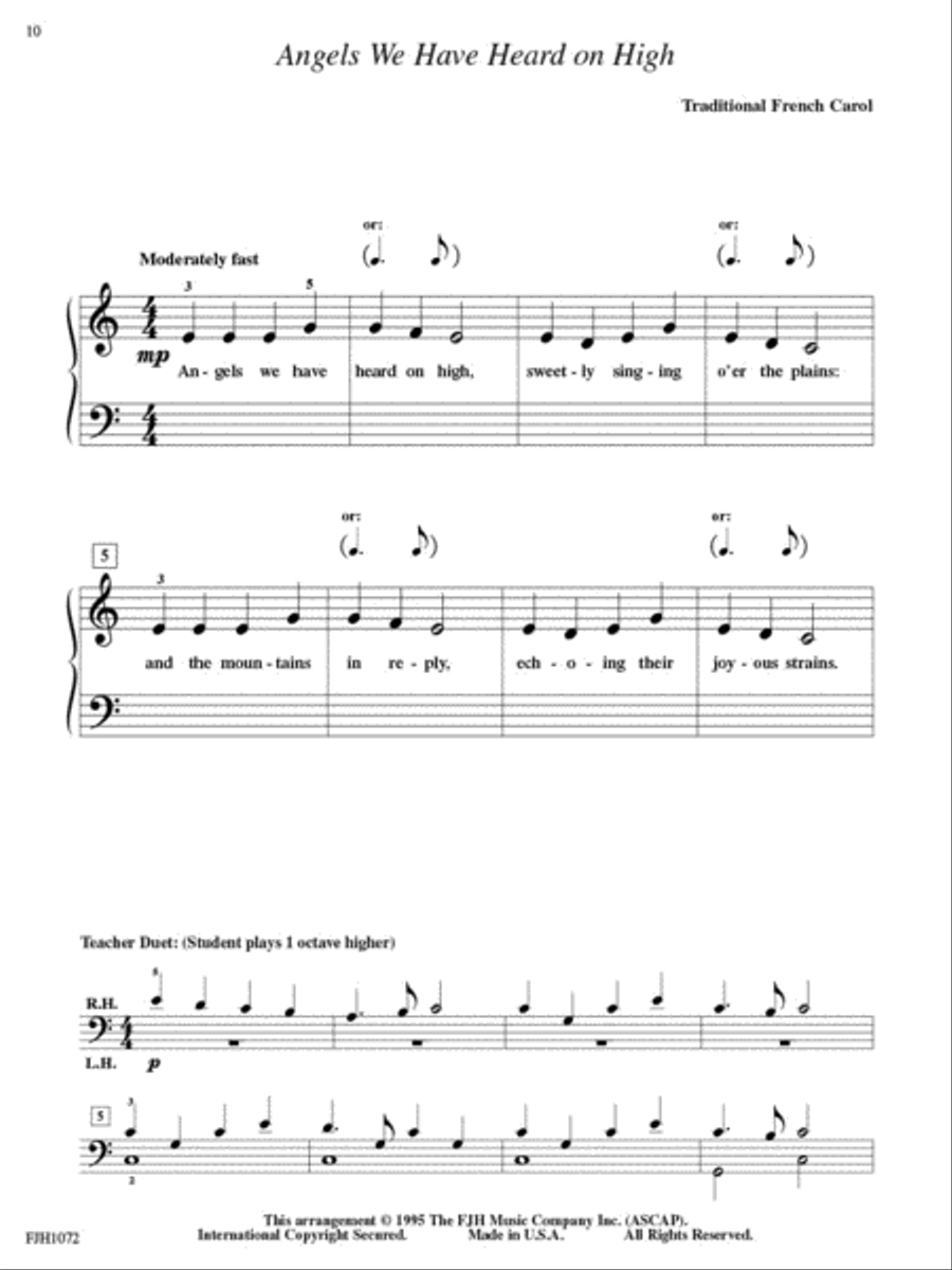 C is for Christmas Piano Method scores gallery preview page 4