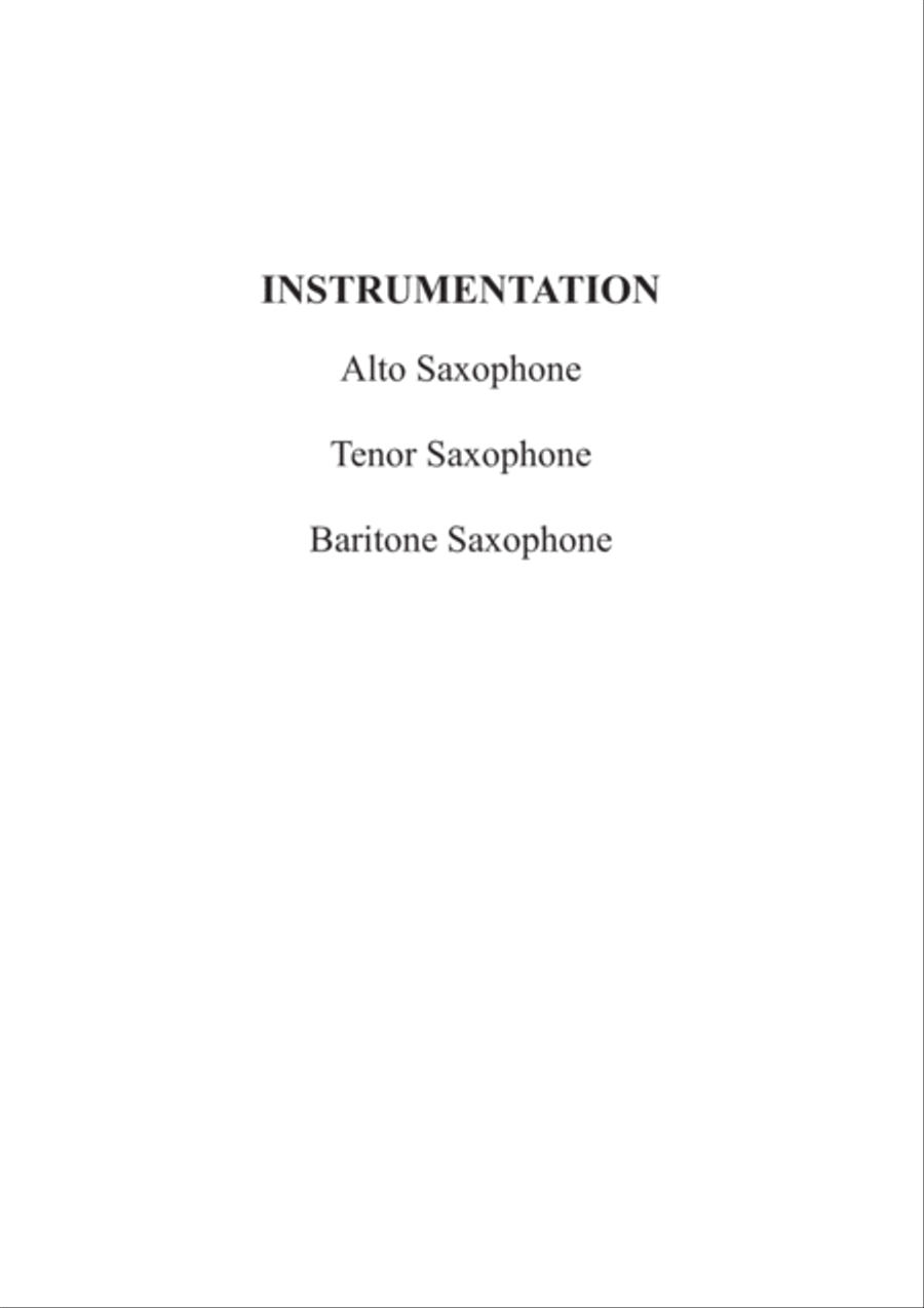 Carmen: 2 Pieces for Saxophone Trio Woodwind Trio scores gallery preview page 2