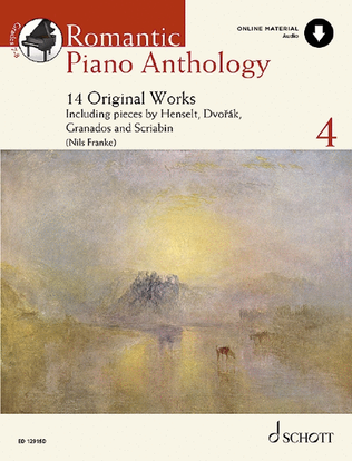 Book cover for Romantic Piano Anthology