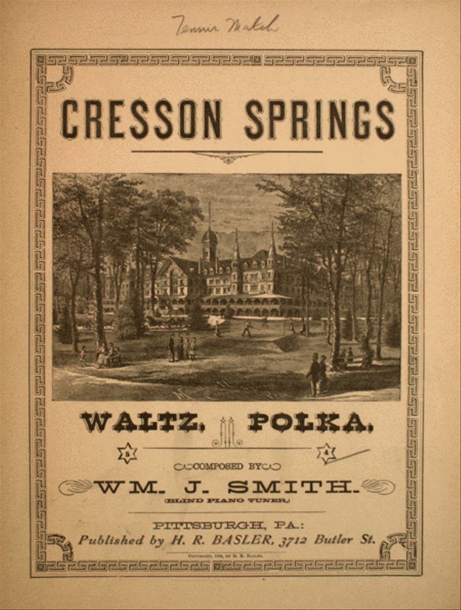 Cresson Springs. Waltz Polka Piano Solo scores gallery preview page 1