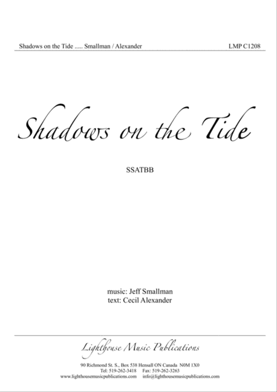 Shadows on the Tide Shadows on the Tide SSATBB scores gallery preview page 2