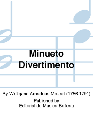 Book cover for Minueto Divertimento