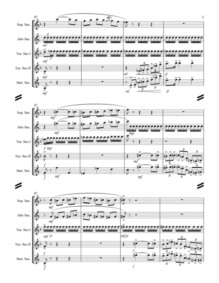 1812 Overture (for Saxophone Quintet SATTB) image number null