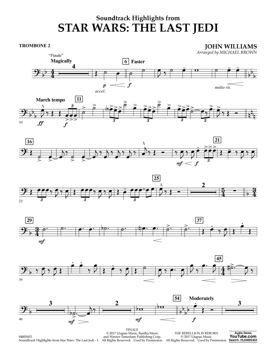 John williams trombone sale
