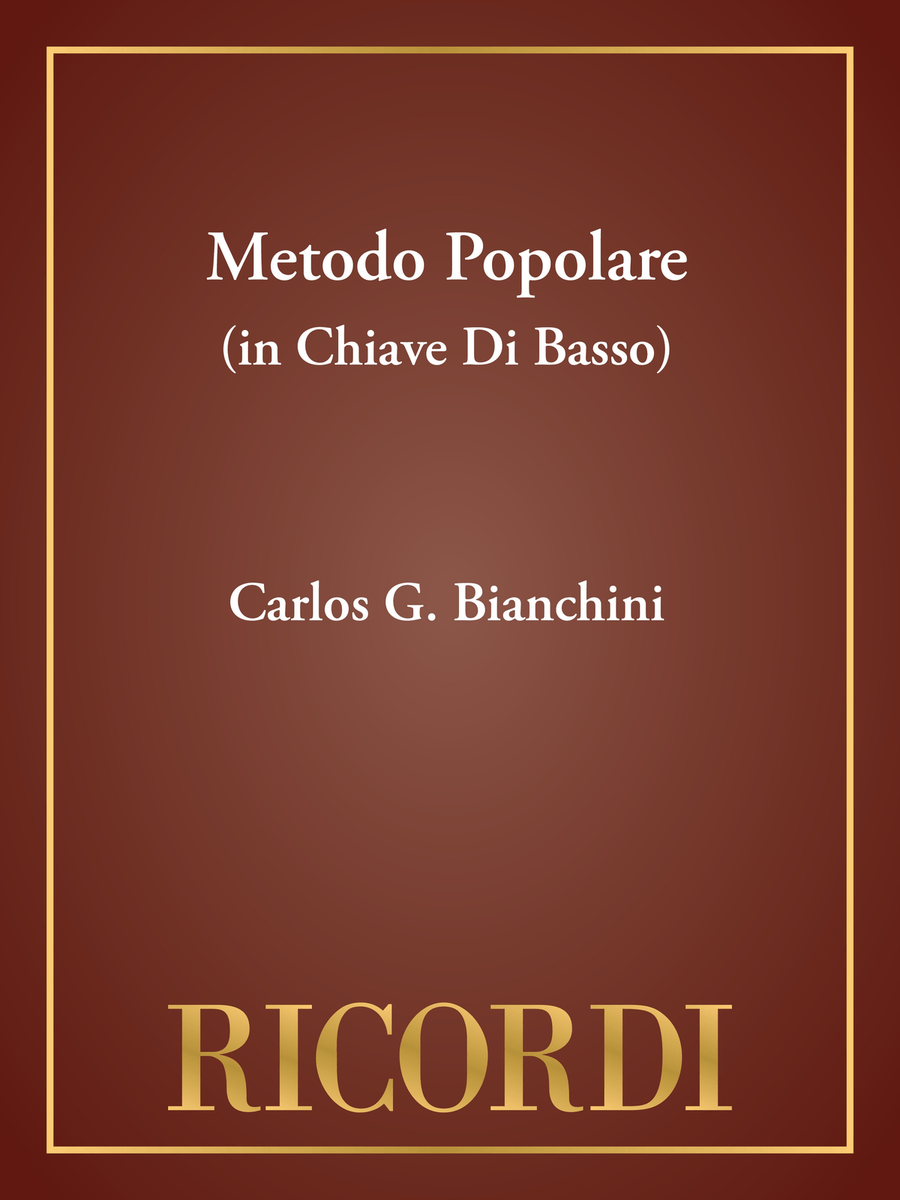 Metodo Popolare (in Chiave Di Basso)