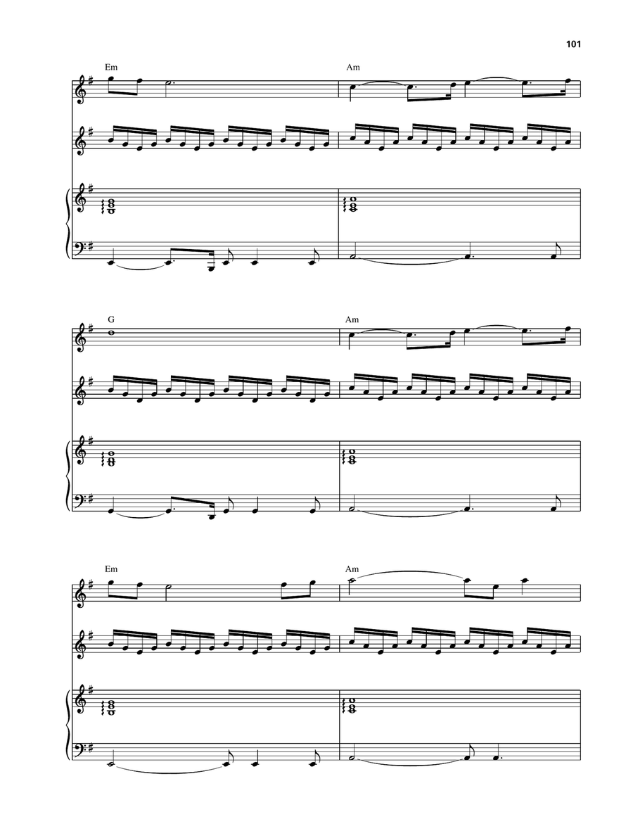 Shichu No Michi Guitar scores gallery preview page 4