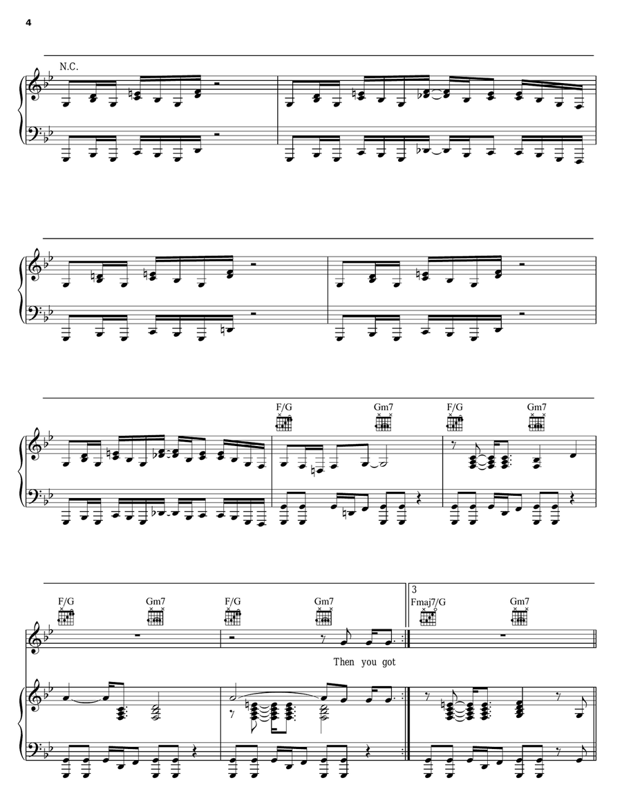 Cannonball Cannonball Piano, Vocal, Guitar scores gallery preview page 4