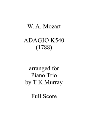 Mozart - Adagio in B minor K 540 - Piano Trio